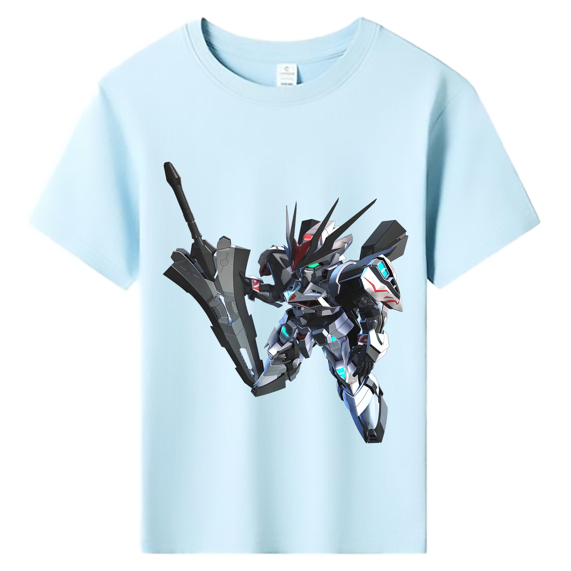 （画像用） 機動戦士ガンダム Mobile Suit Gundam 綿100％キッズTシャツ（フロントプリント）